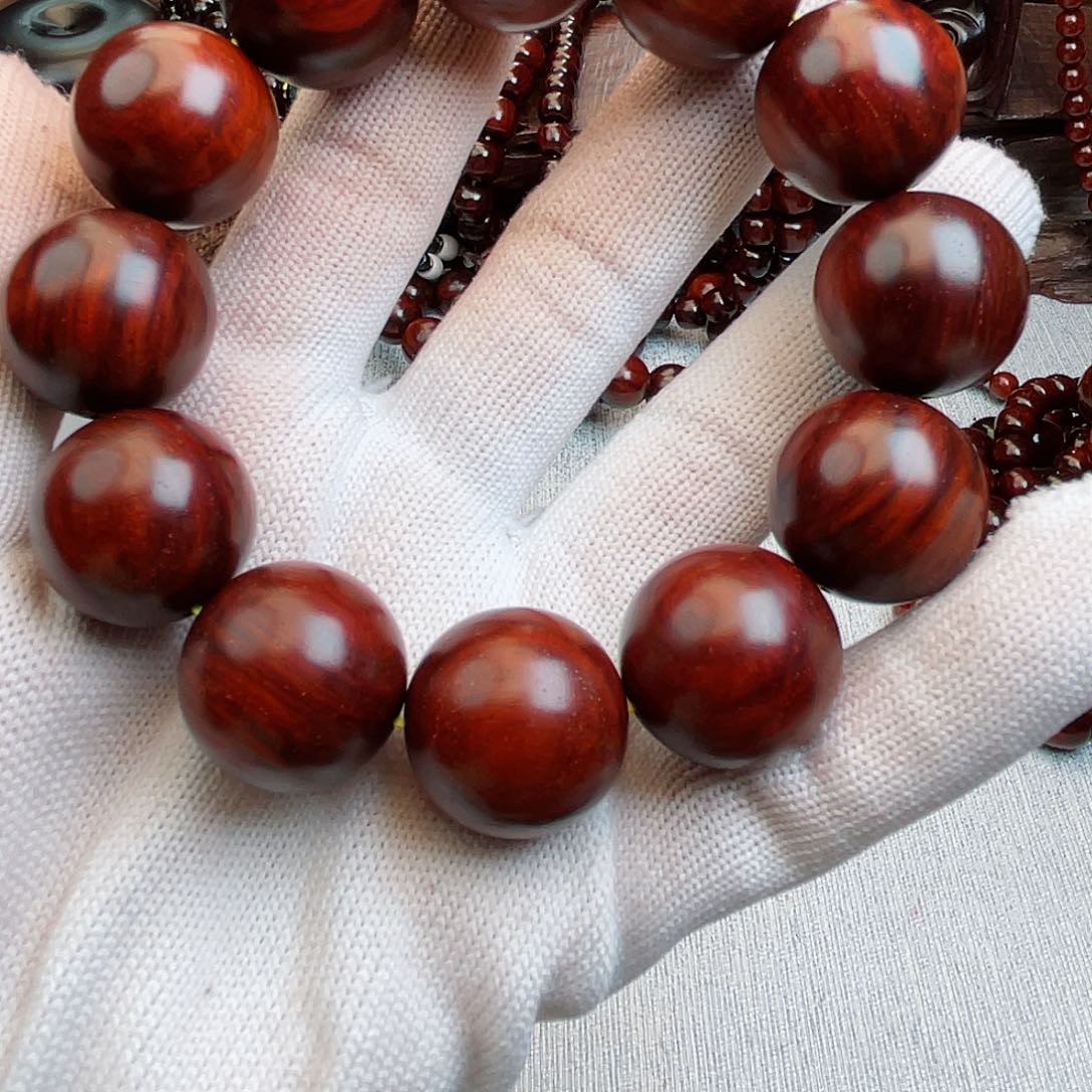 檀香紫檀（小叶紫檀）盤***童