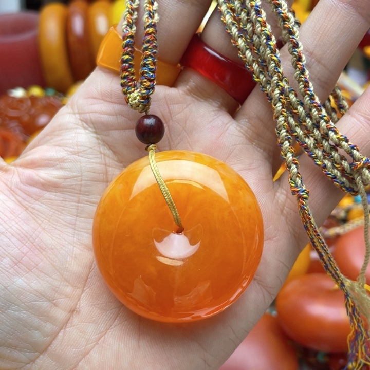 树脂制品15号扣子吊坠