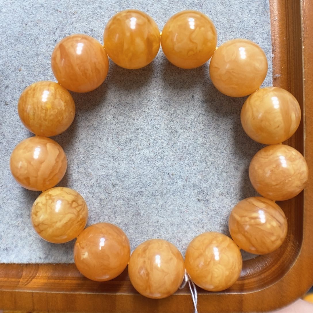 蜜蜡手串未镶嵌蜜蜡手串