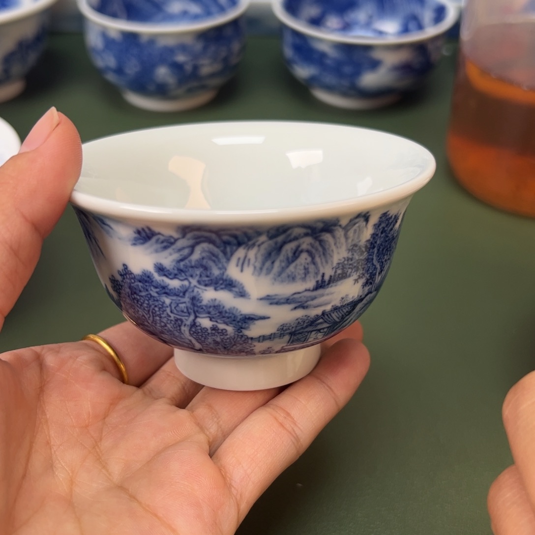 木木景德镇纯手工纯手绘茶具96