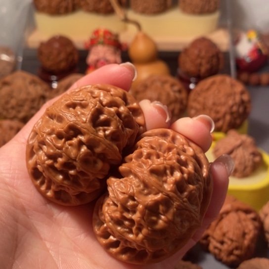 文玩核桃吊坠47宫灯