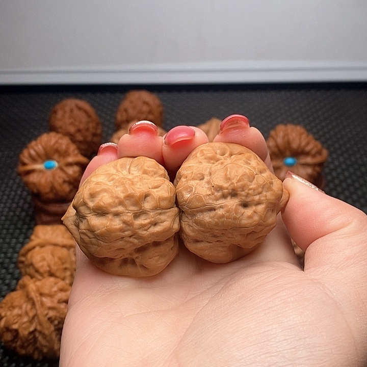 文玩核桃把件阿*古蟾