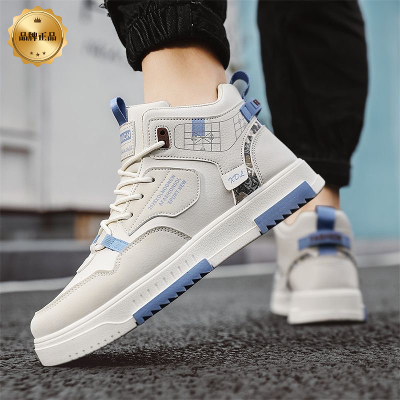 浙江品质帆布高帮春季男鞋2025新款春季男士布鞋运动休闲小白板鞋