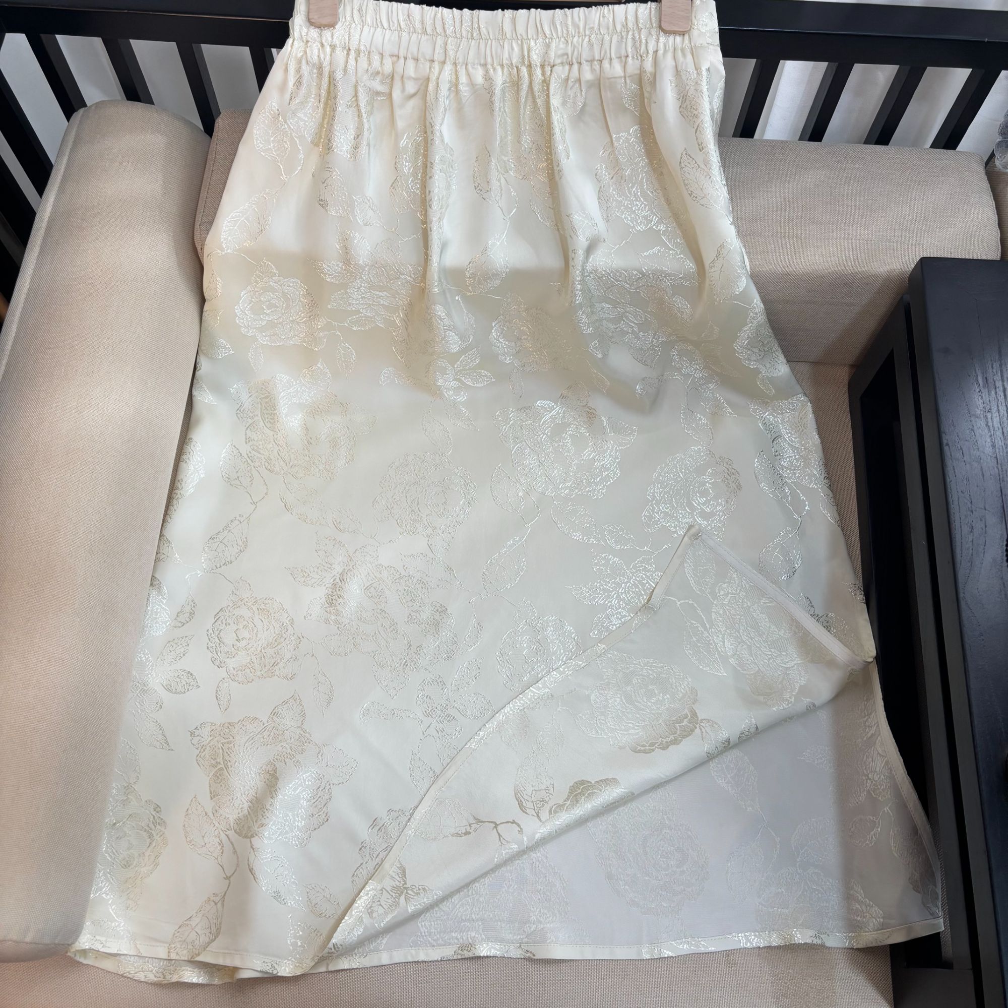 新中式国风半身裙女2025新款高腰气质直筒a字包臀裙半裙S005