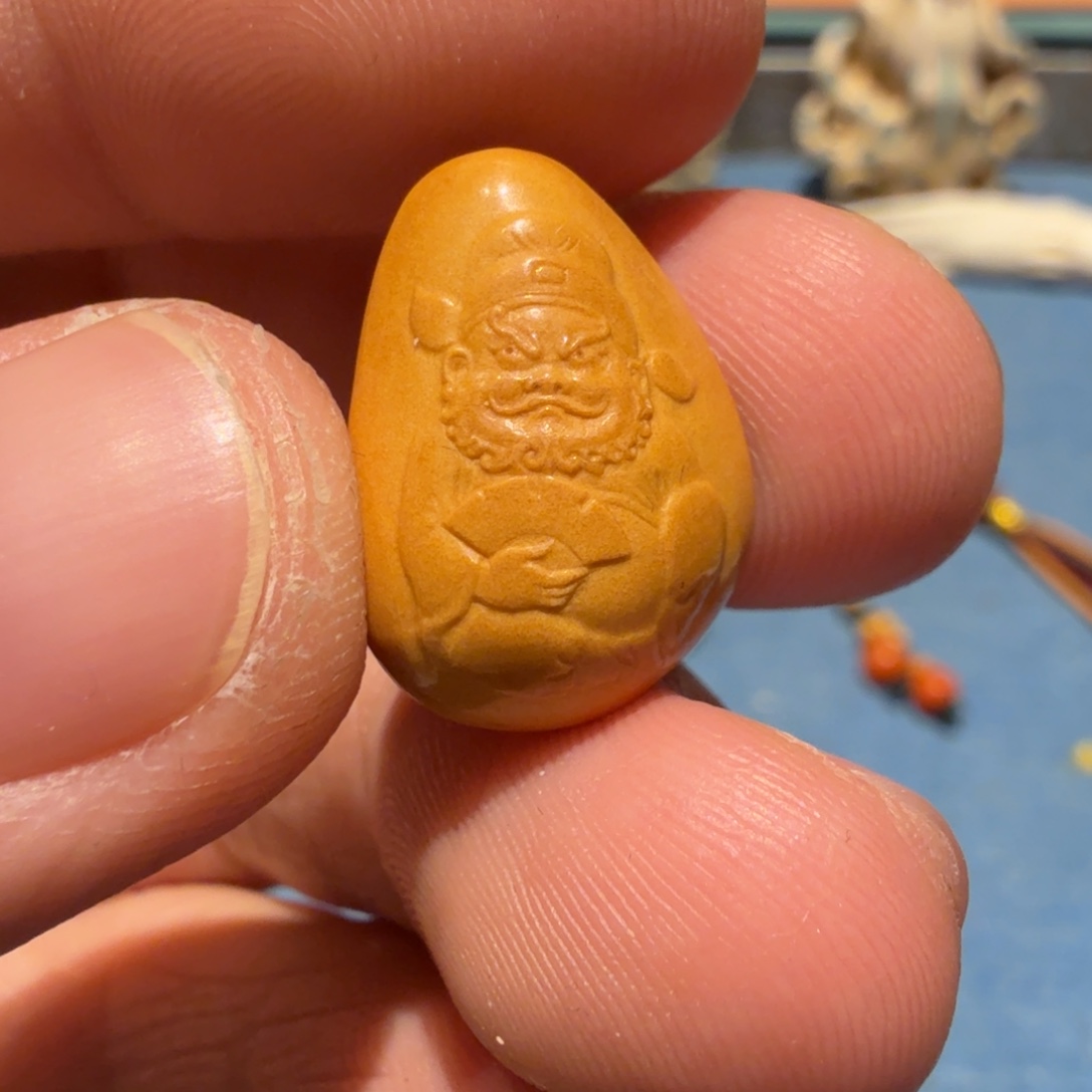 K***品橄榄核手串/手链核雕单籽