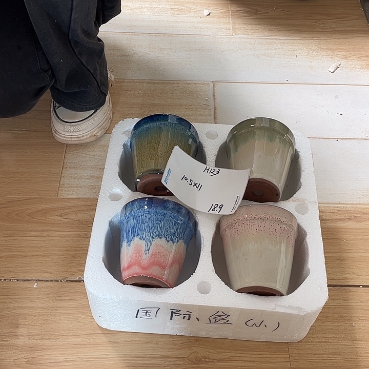 粗陶多肉花盆微瑕123