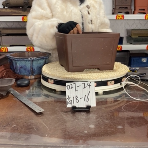 紫砂宜兴紫砂花盆