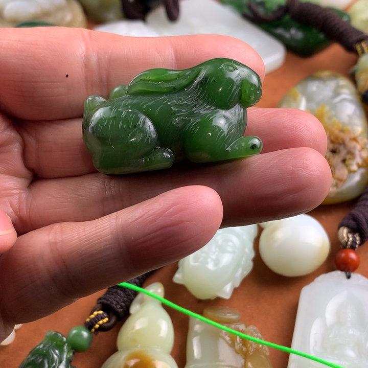 未镶嵌和田玉挂件周*甜