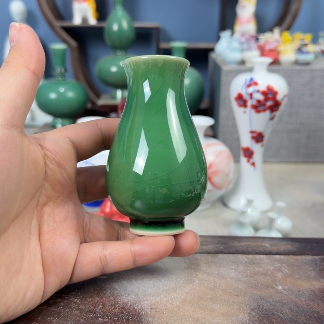 陶瓷手工小花器摆件