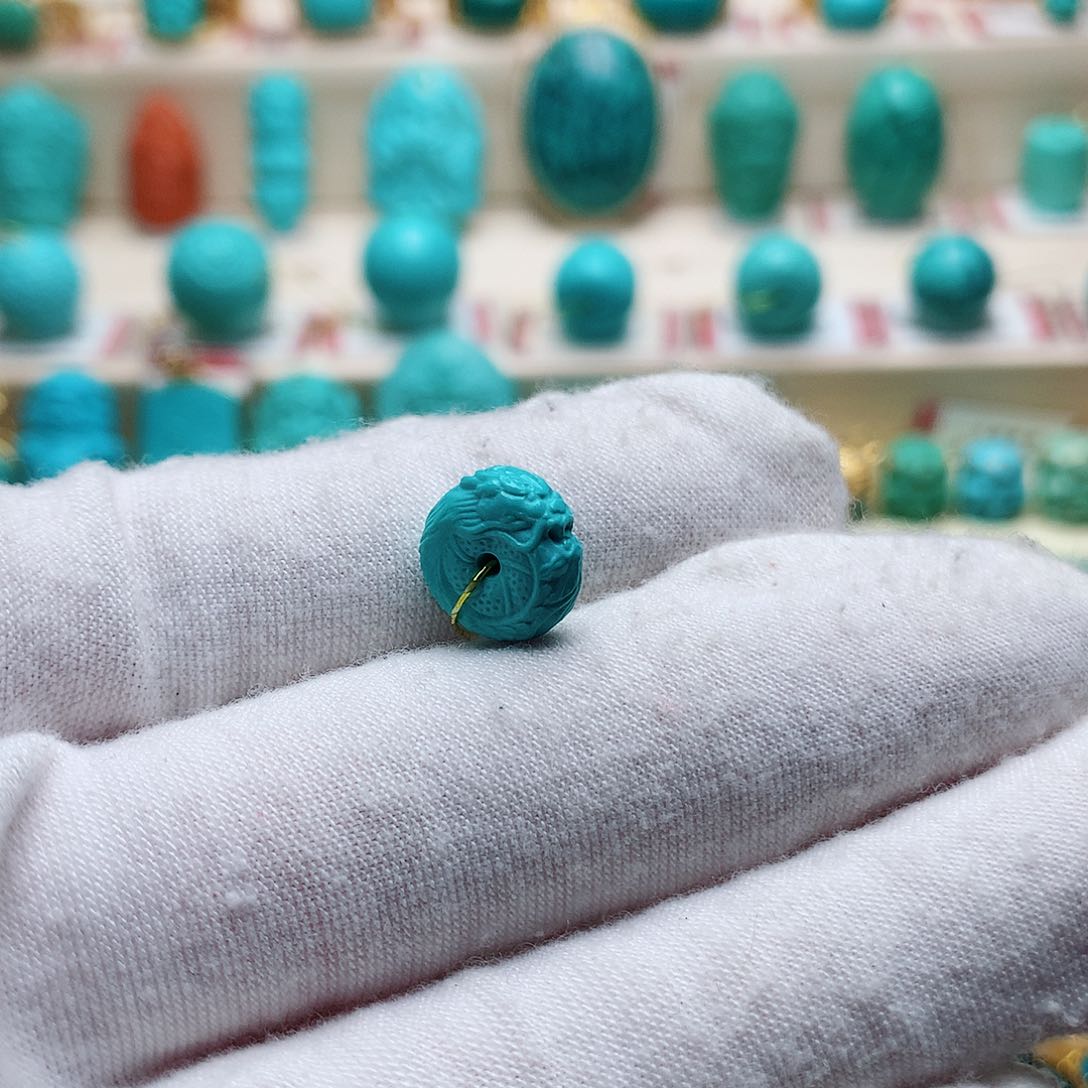 绿松石珠宝半成品未镶嵌