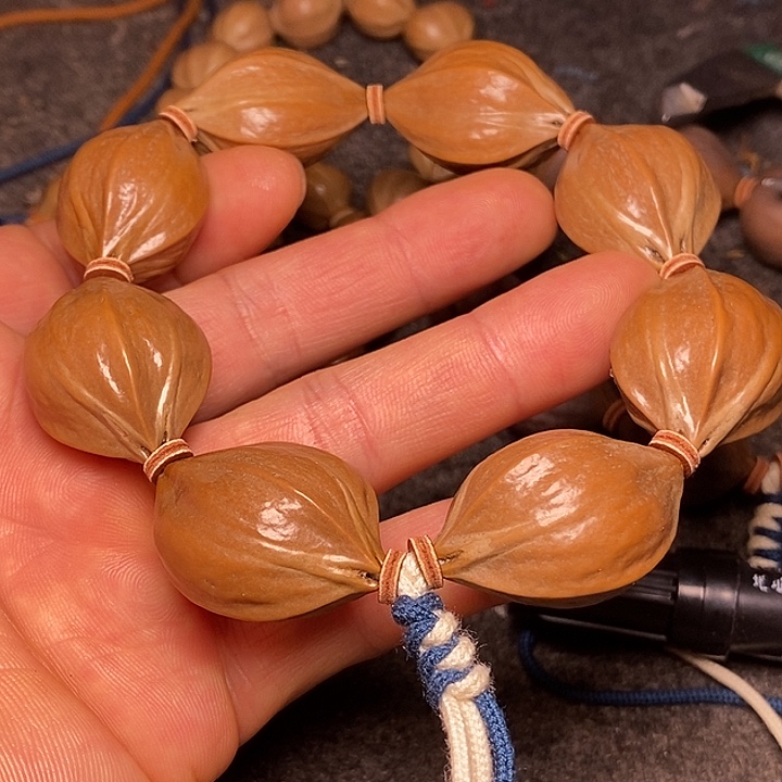 橄榄核手串2.2四花35号