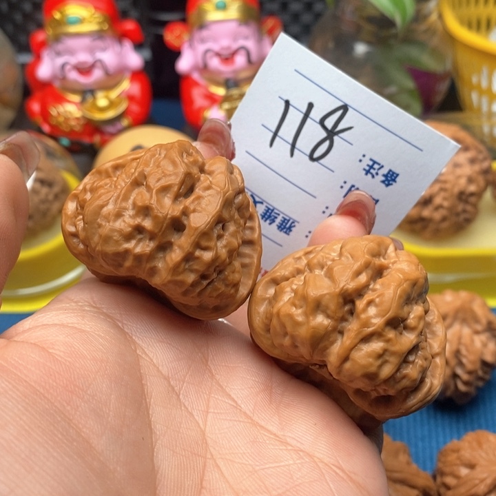 文玩核桃把件118号43蛤蟆头