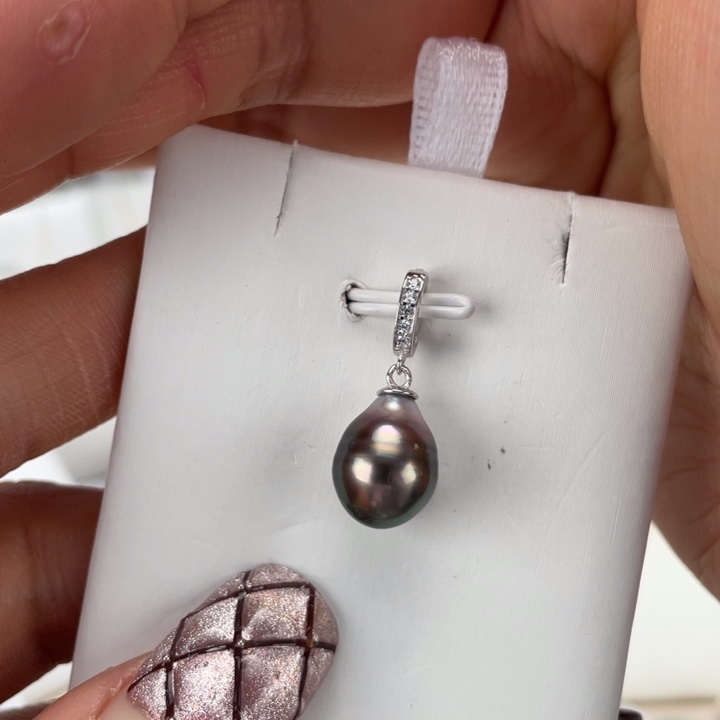 海水珍珠颈饰银S925镶嵌