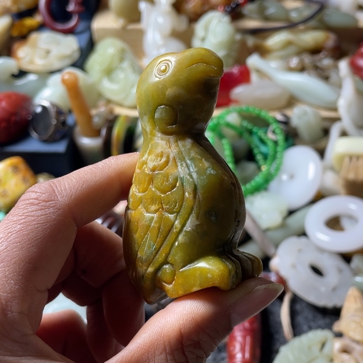 和田玉未镶嵌吊坠(不含链)