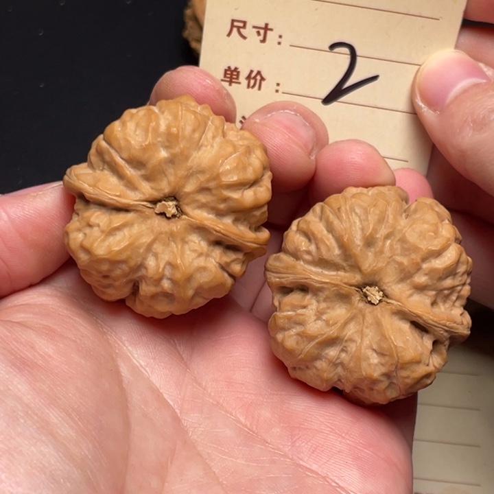 把件文玩核桃蛙蛙40尺白茬2