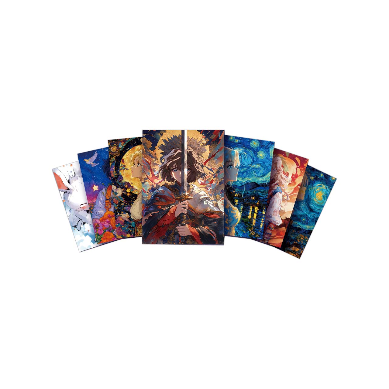 棉花堂文创 名侦探柯南A5大卡第一弹二创-色纸（小咩代拆）