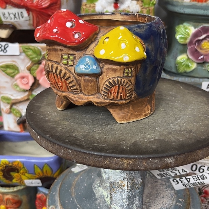 粗陶材质多肉花盆