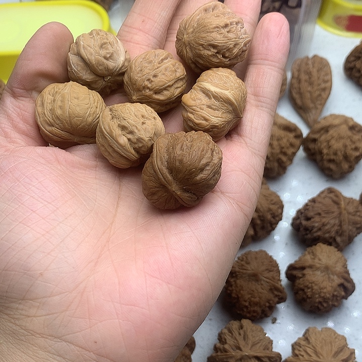 逆***上文玩核桃吊坠7个元宝籽