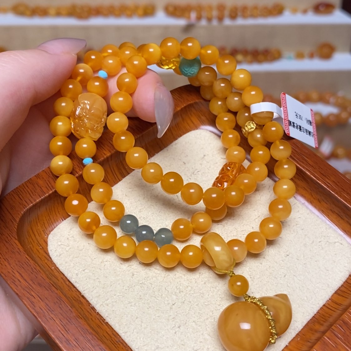 【闪购商品】未镶嵌蜜蜡手链手串
