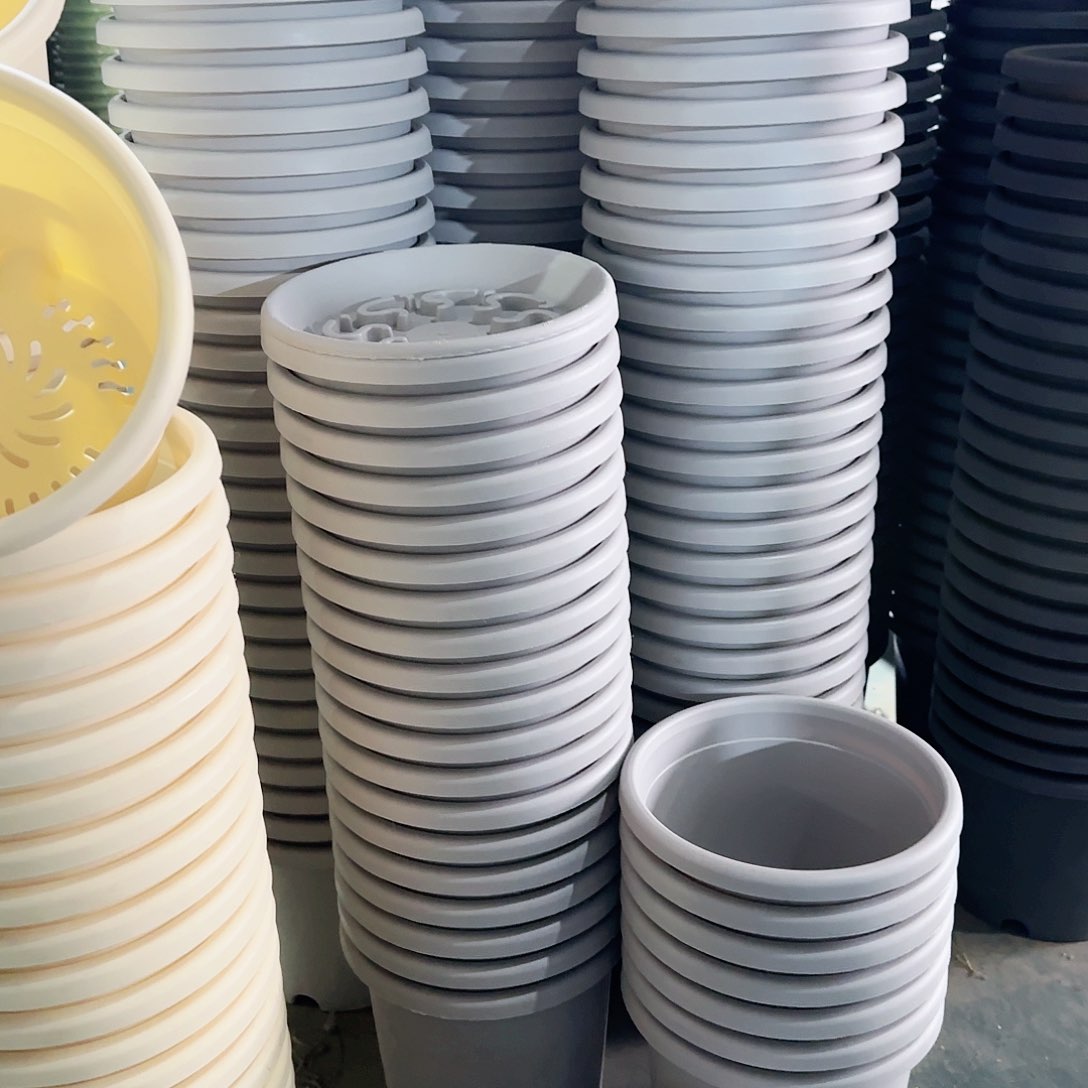 树脂灰白色3号无拖6个