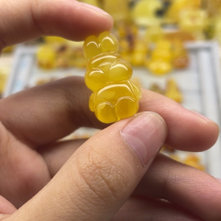 裸石琥珀未镶嵌天然琥珀蜜蜡