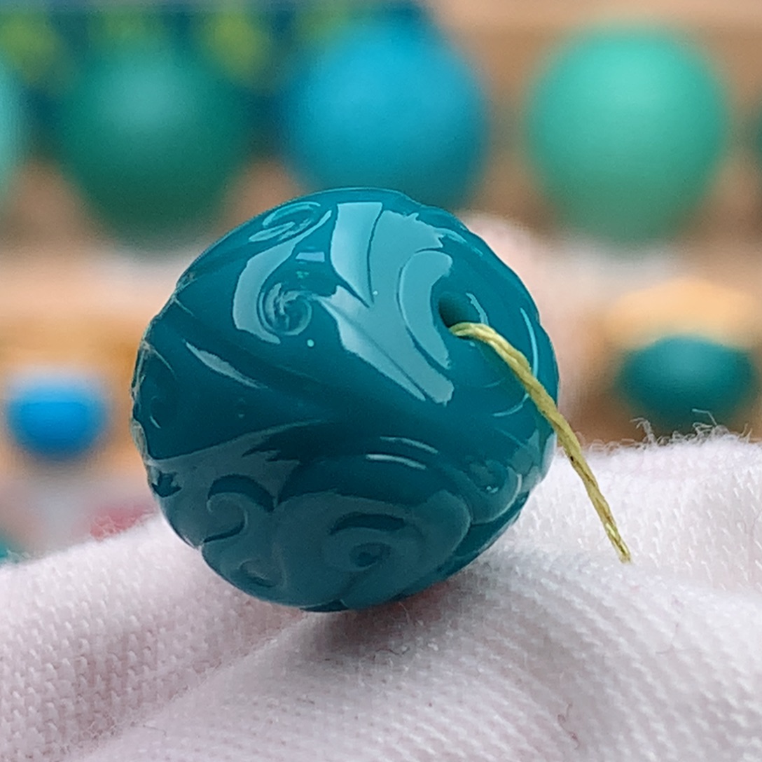 未镶嵌绿松石珠宝奇石