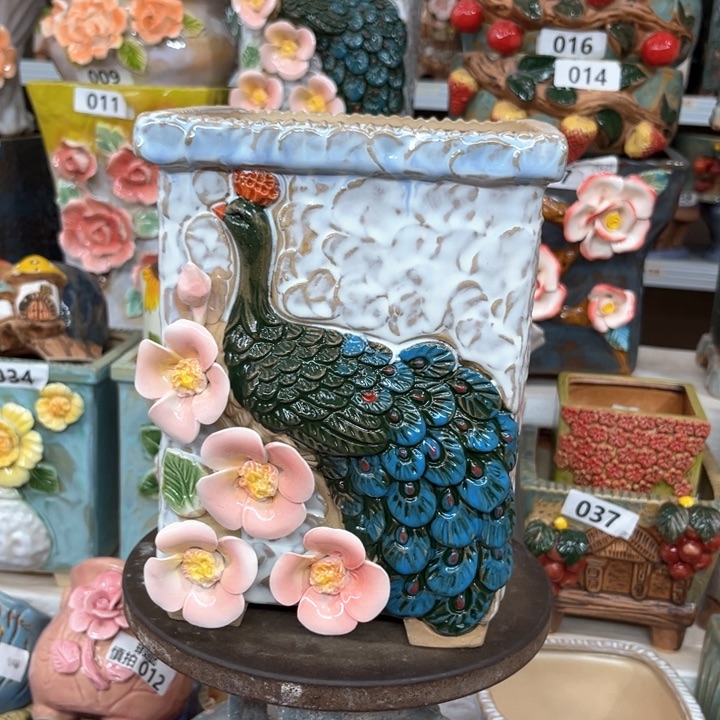 紫砂花盆粗陶材质多肉花盆