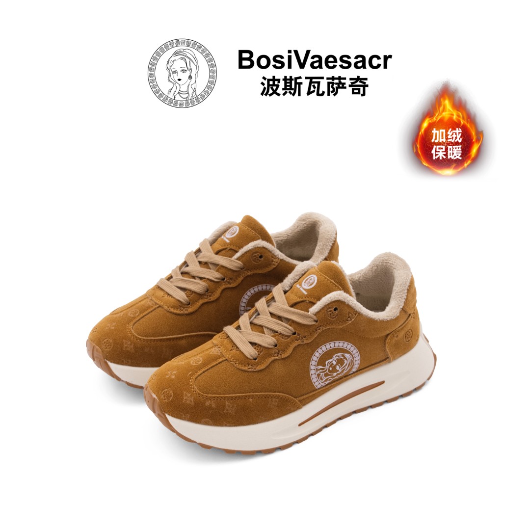 【文文专属】秋冬季新款Bosi Vaesacr波斯瓦萨奇百搭轻奢时尚休闲鞋