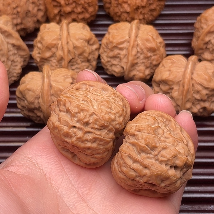 吊坠文玩核桃蛤蟆头38（9）