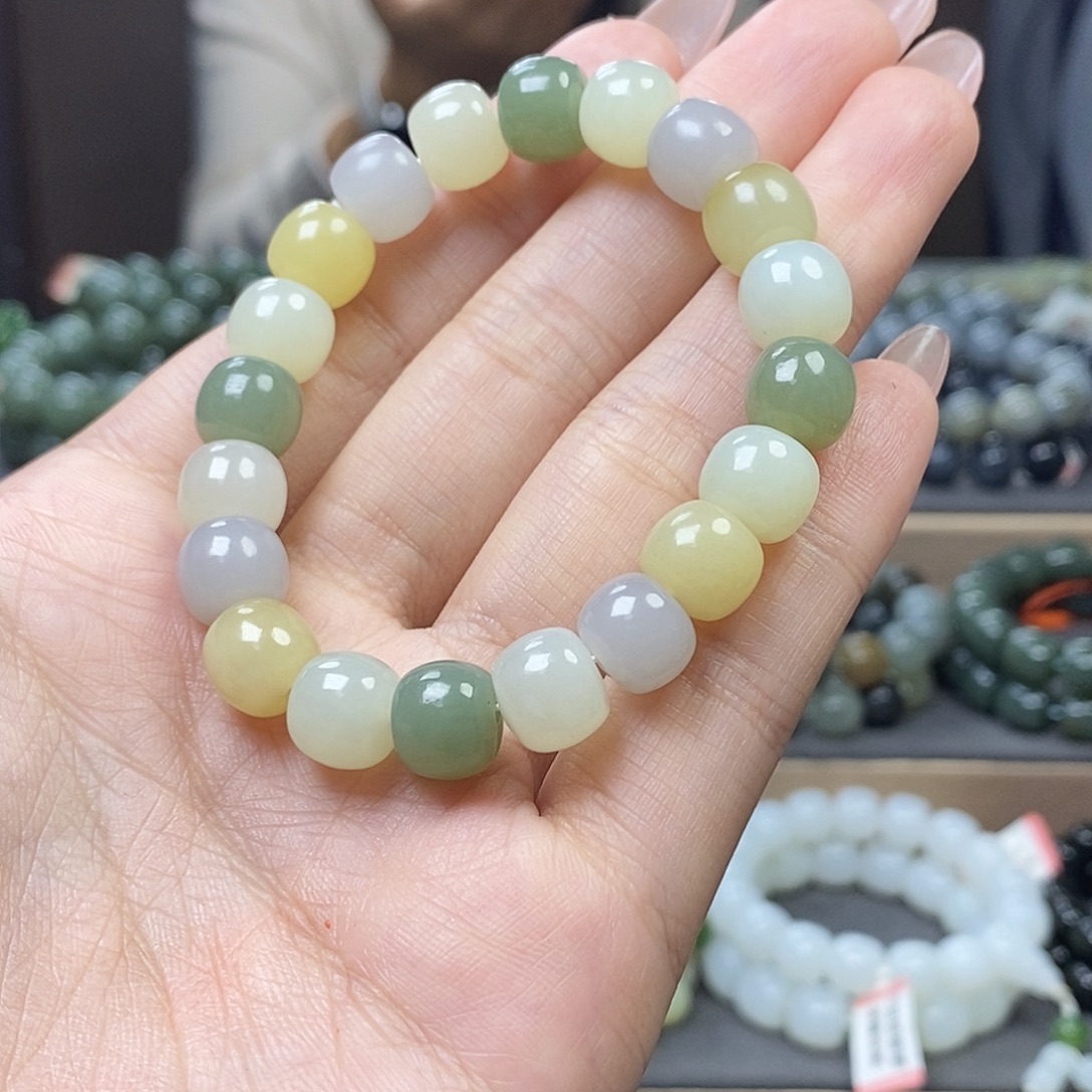 和田玉未镶嵌手链