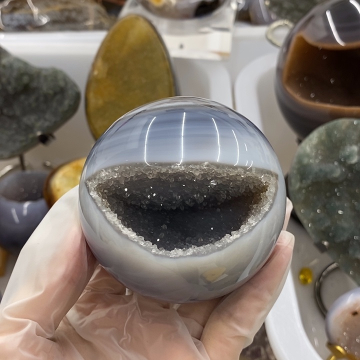 珠宝半成品紫晶未镶嵌