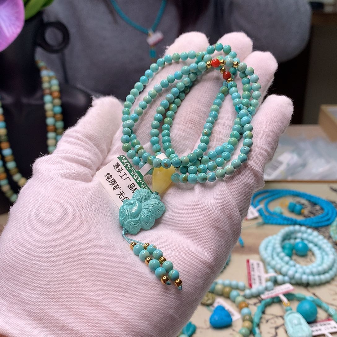 绿松石未镶嵌配饰