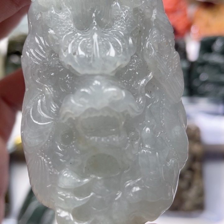 翡翠未镶嵌吊坠(不含链)柳*乐A383