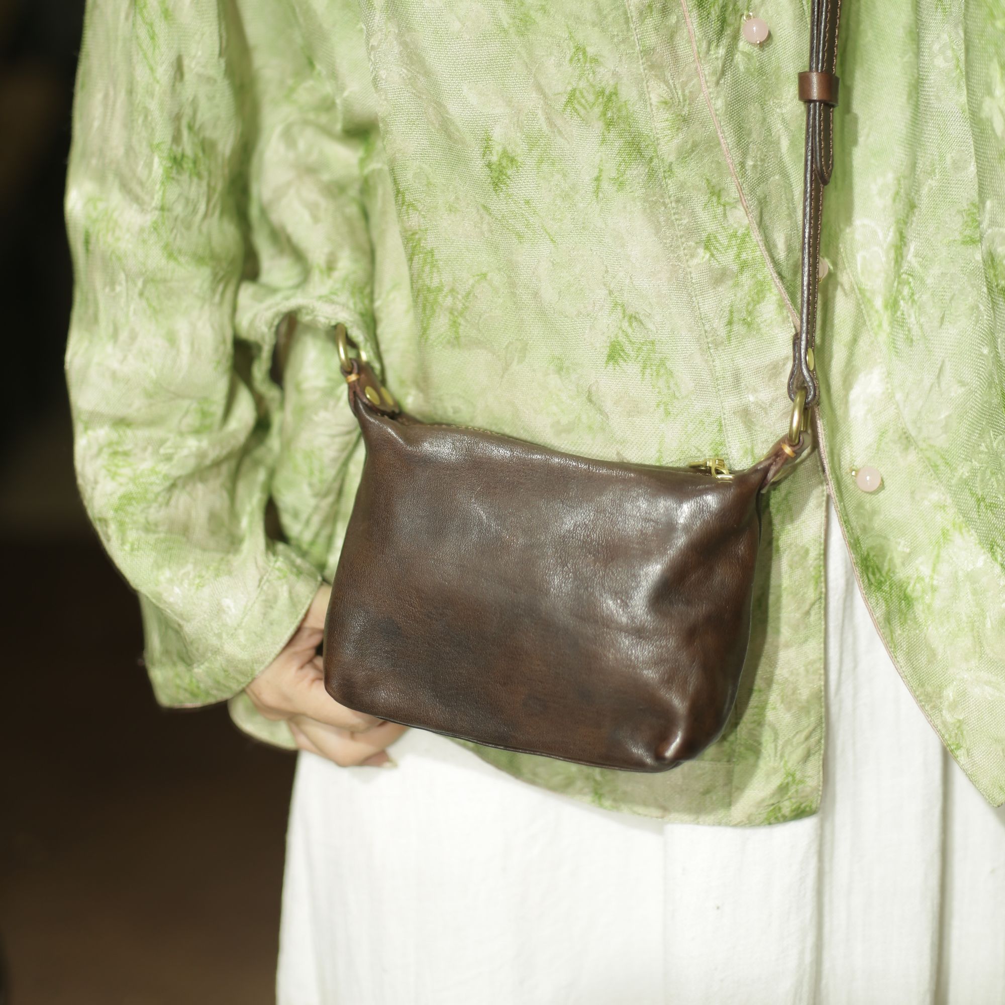 25087【新品】源头工厂斜挎小手机包马皮小手机包