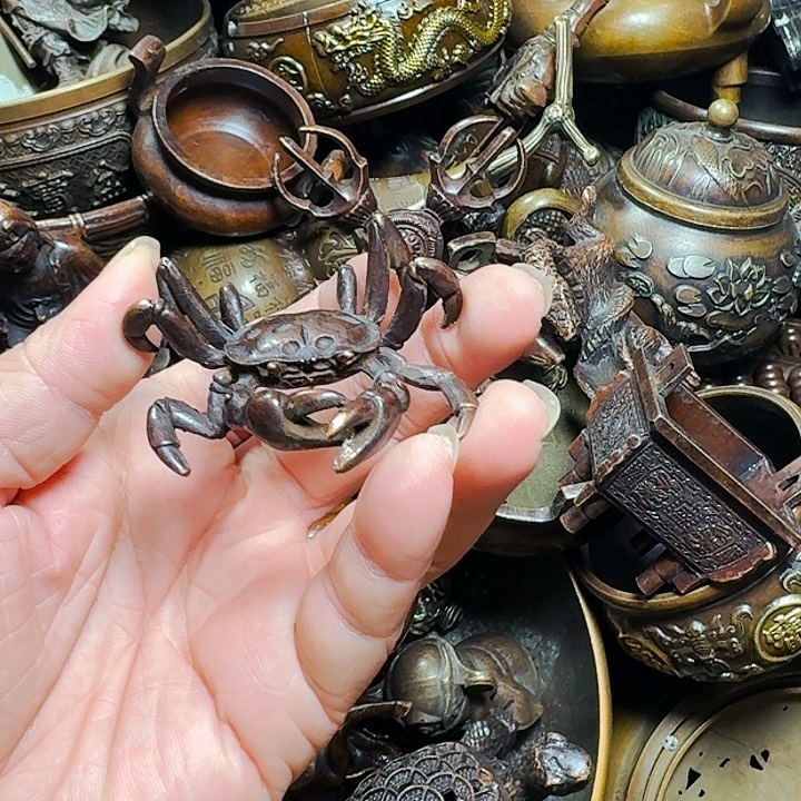铜器摆件收收藏藏