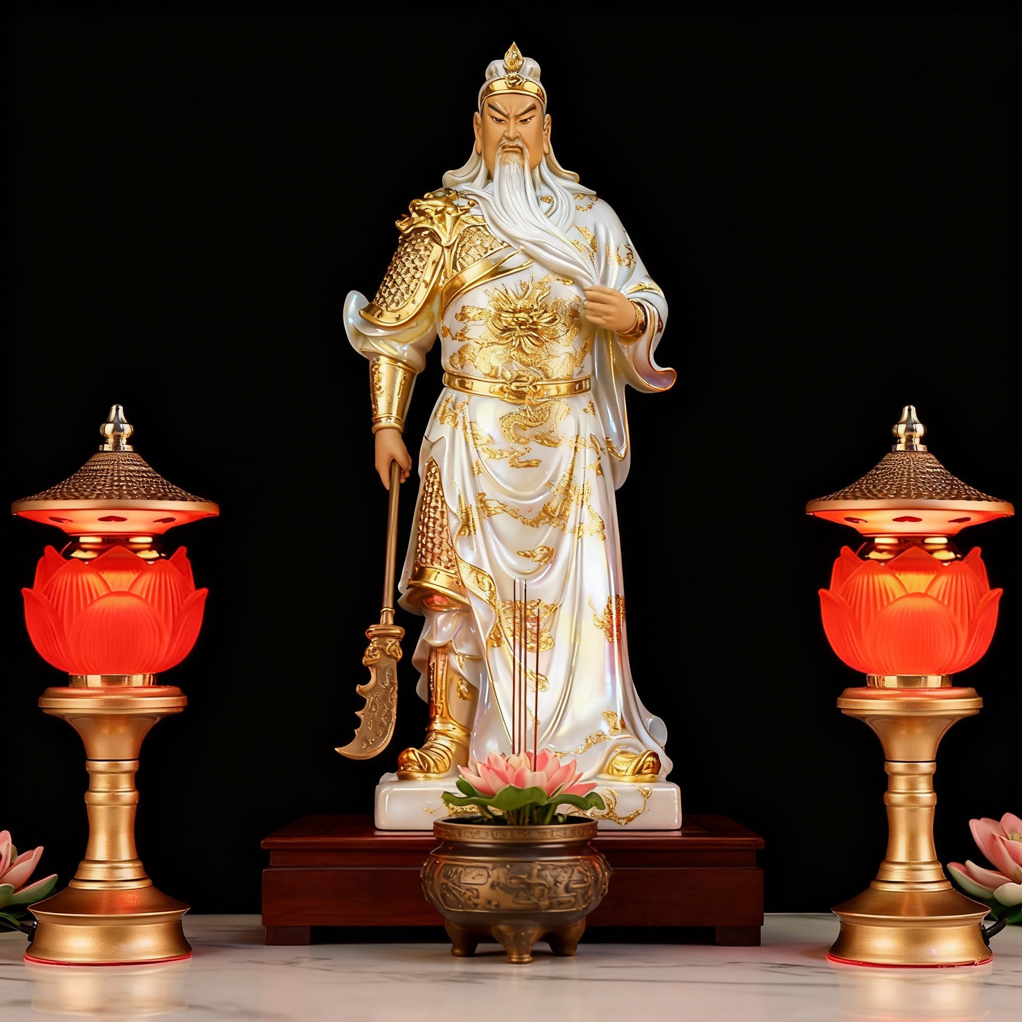 led七彩供佛灯佛前供灯用灯佛堂观音插电式九品长明灯