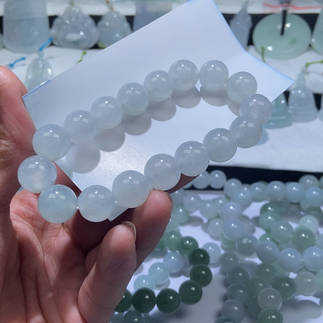 定制翡翠未镶嵌卡12.8/17颗