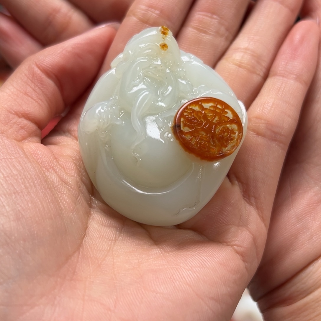 【闪购商品】和田玉挂件未镶嵌迷***厅