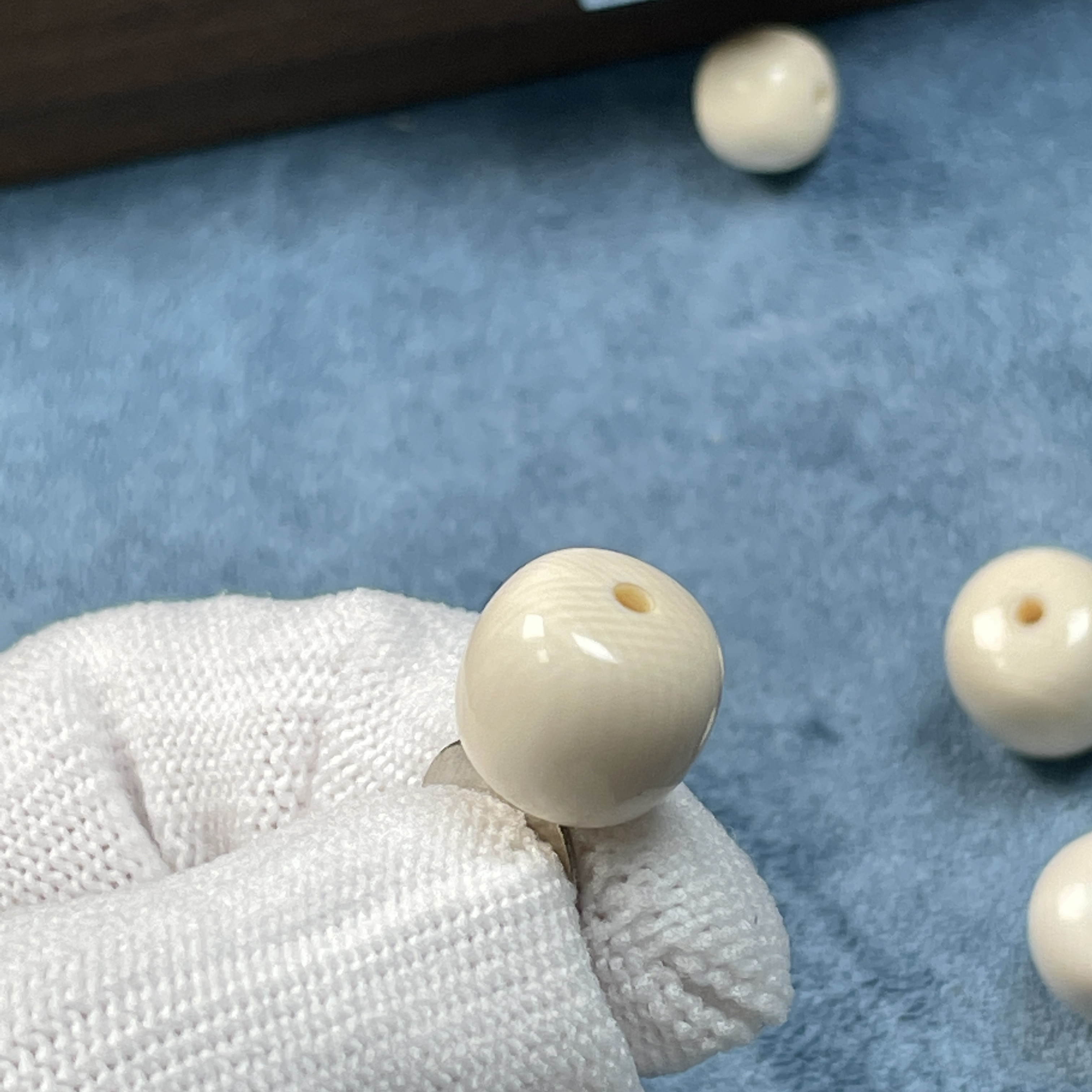 天然猛犸牙老型单珠配珠配饰