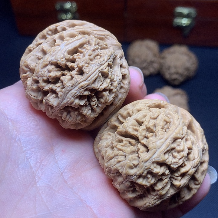 文玩核桃吊坠文玩核桃全品大粗筋44尺微色差