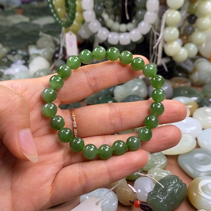 和田玉未镶嵌手链