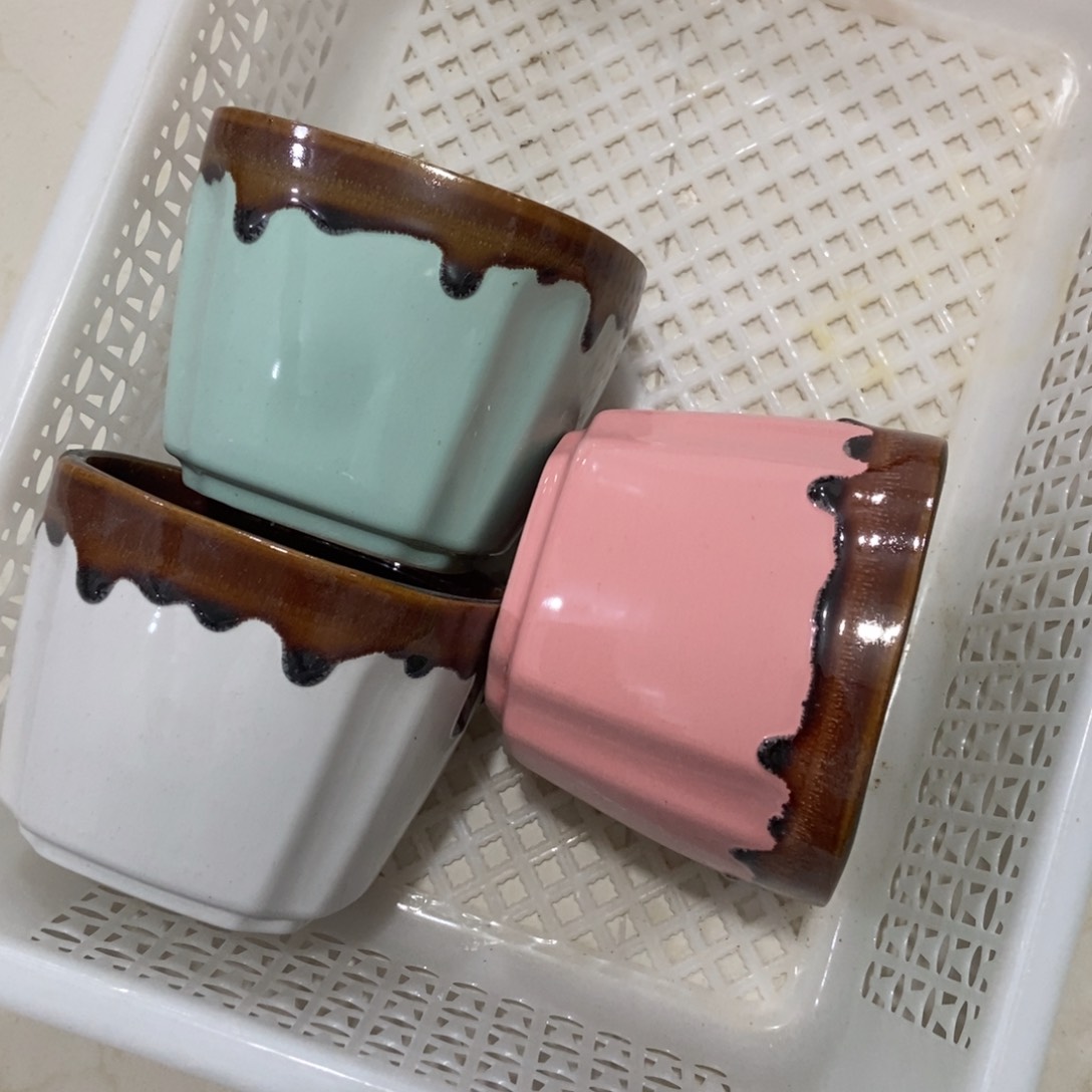 红陶高温陶瓷花盆