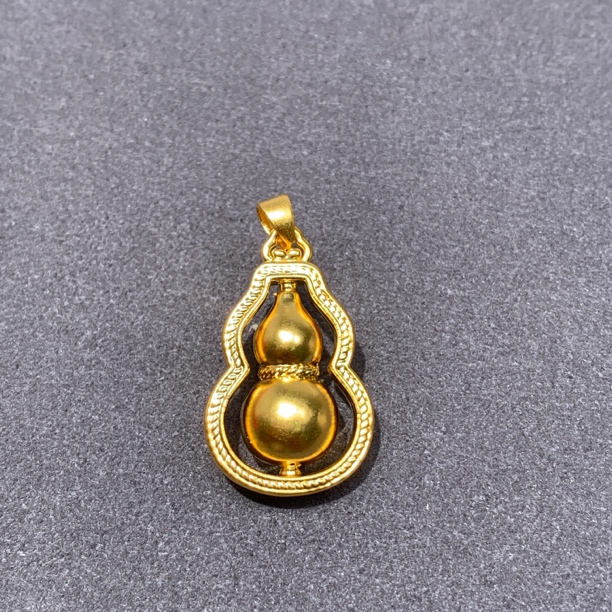 IBELOVE 足金999双层葫芦吊坠1.32/AFE-3-精3