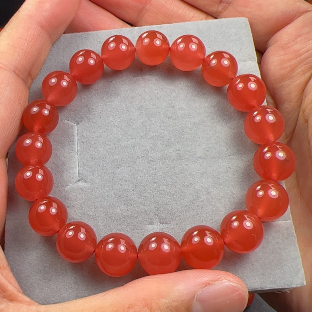 南红玛瑙珠子未镶嵌