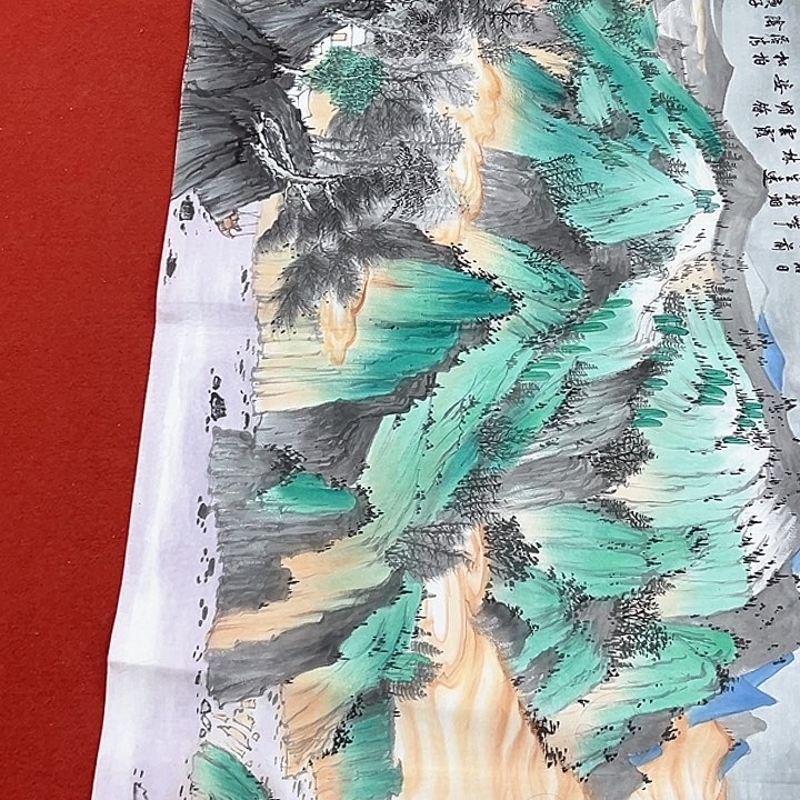 国画新年快乐纯手绘作品