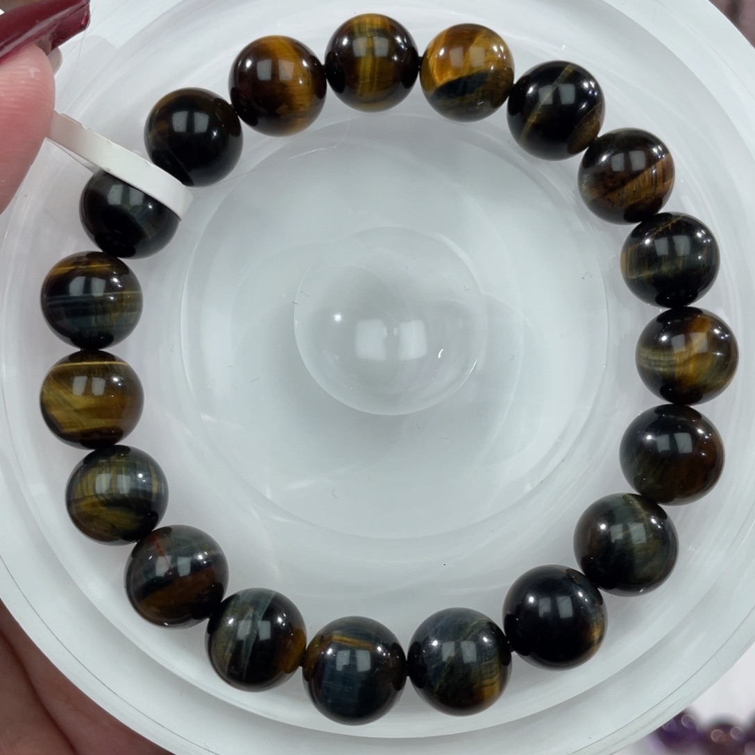 水晶未镶嵌手串010梦幻虎眼石10m+