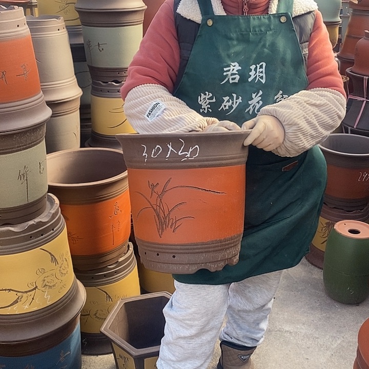 紫砂花盆紫砂花盆盆栽花卉苗木种植