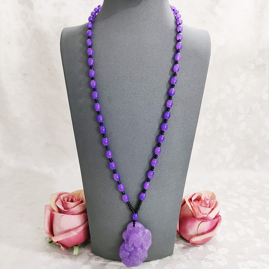 非金属树脂项链 民族风长款项链复古饰品3286