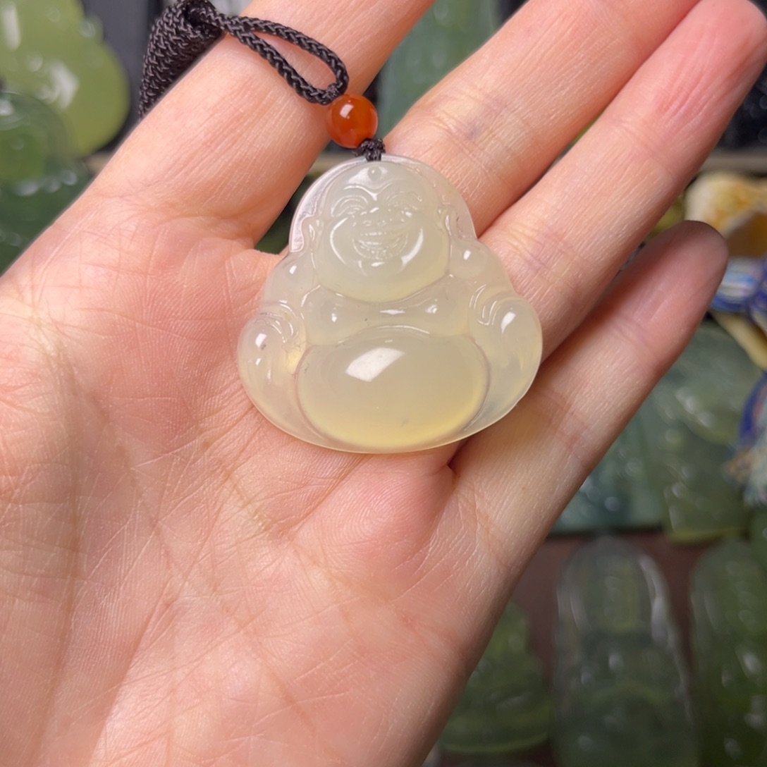 蛇纹石玉未镶嵌吊坠(不含链)