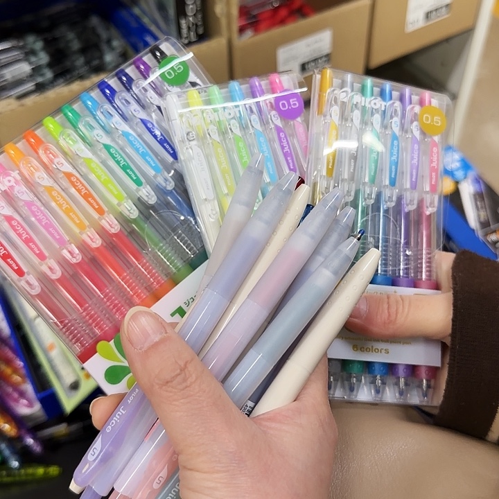 百樂彩色果汁筆12支裝0.5mm